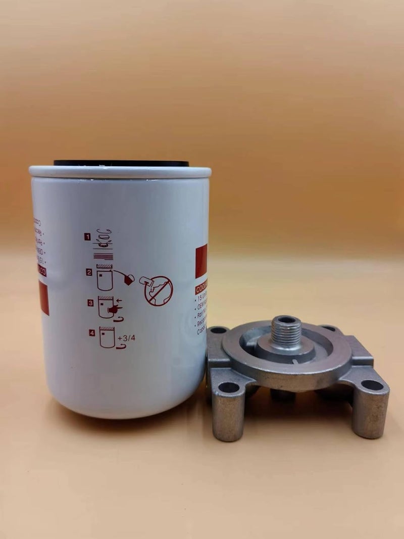 BANGE WF2075 DCA4 Water coolant filter Spin-On Compatible with Cummins ISM11 Peterbilt Series 60 Engine,Thread Size 11/16-16 UN-2B (WF2075 filter with base) - Image 2